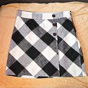 Black and white skirt